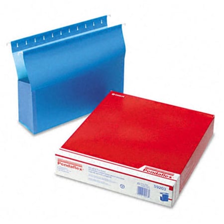 Esselte Pendaflex Esselte Pendaflex 59203 3   Expansion Hanging Box Bottom Folders with Sides  Letter  BE  25/Box 59203